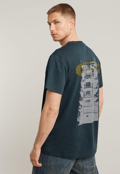 G-STAR - Scaffolding back gr r t - legion blue