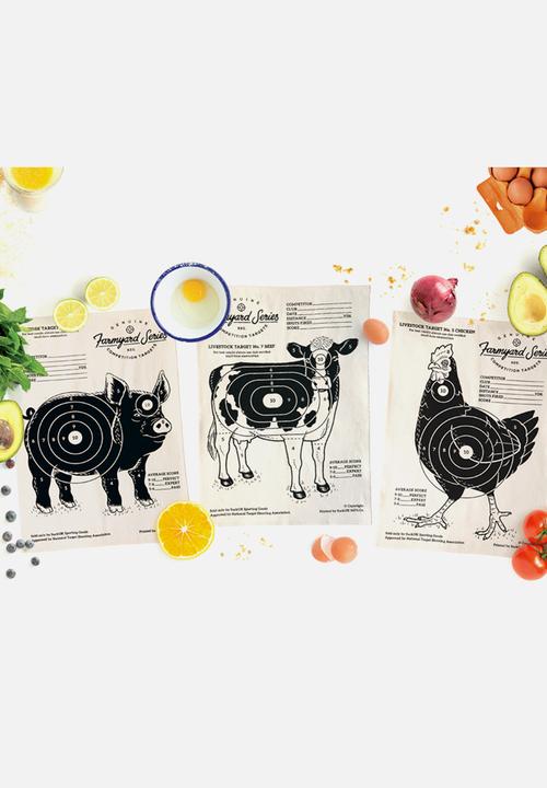 Suck UK - Target tea towel chicken