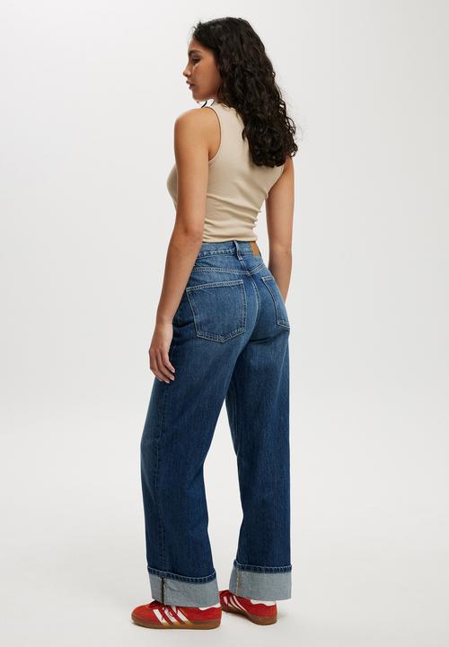 Cotton On - Loose Cuff Jean - Pure Blue
