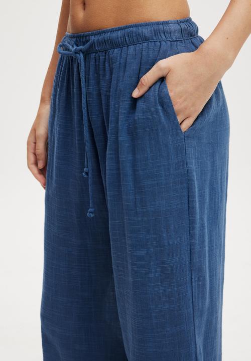 Cotton On - The Essential Beach Pant Asia Fit-Washed Indigo