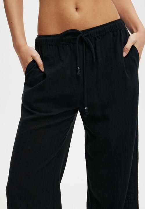 Cotton On - The Essential Beach Pant Asia Fit-Black
