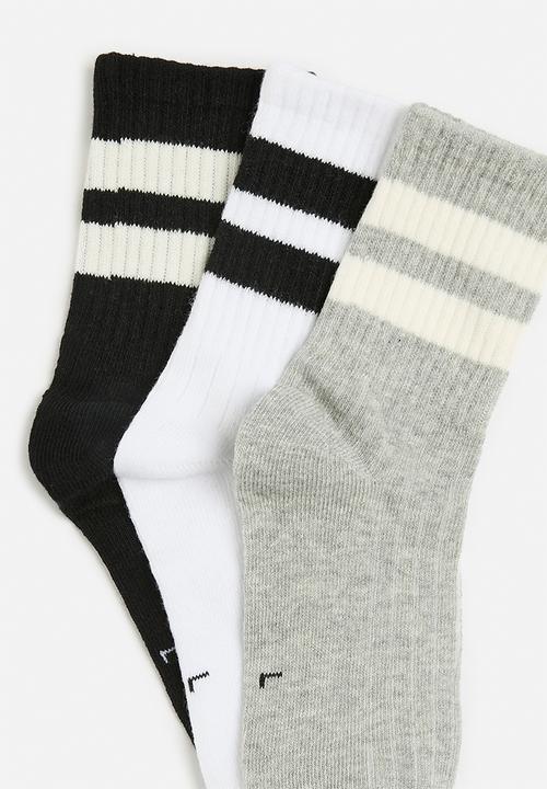Pop Candy - 3 Pack striped socks - multi