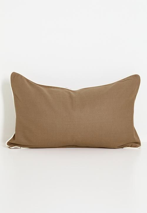 Sixth Floor - Nori cushion cover - Tobacco