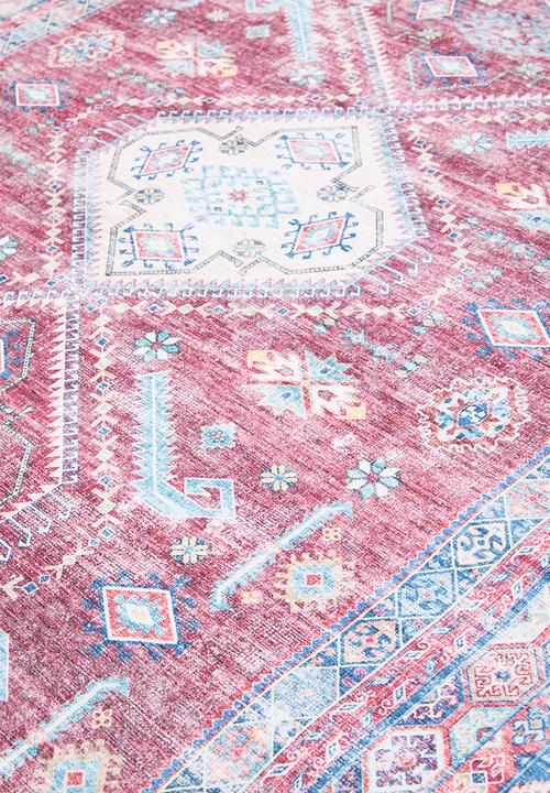 Sixth Floor - Ezra printed runner - Antique Ruby
