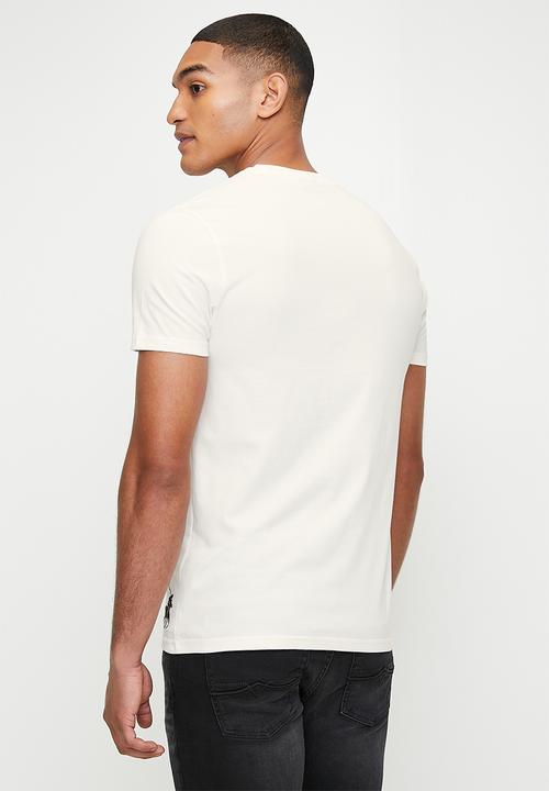 POLO - Trent Pjc Logo Ss Tee - Off White