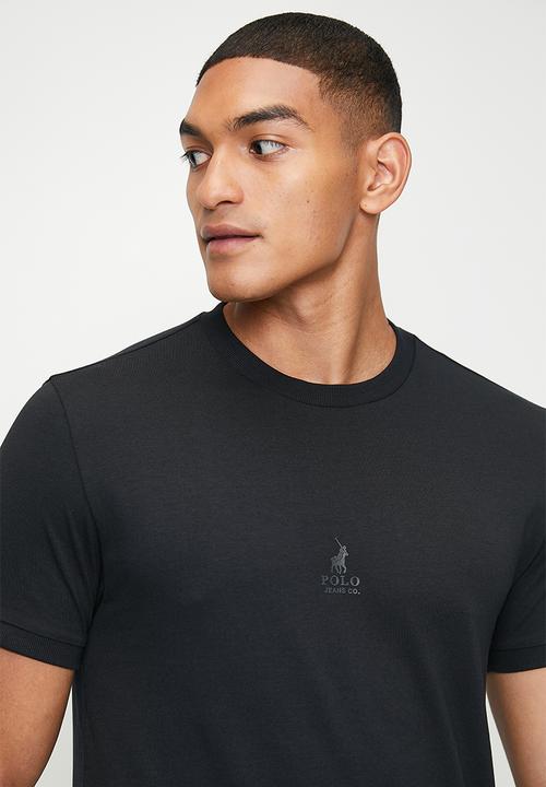 POLO - Thebe Pjc Cuffed Ss Tee - Black