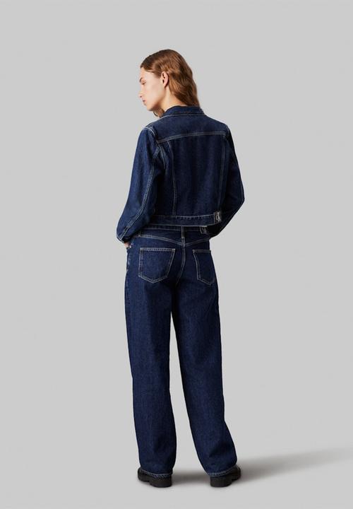 Calvin Klein - Cropped 90's denim jacket - denim medium