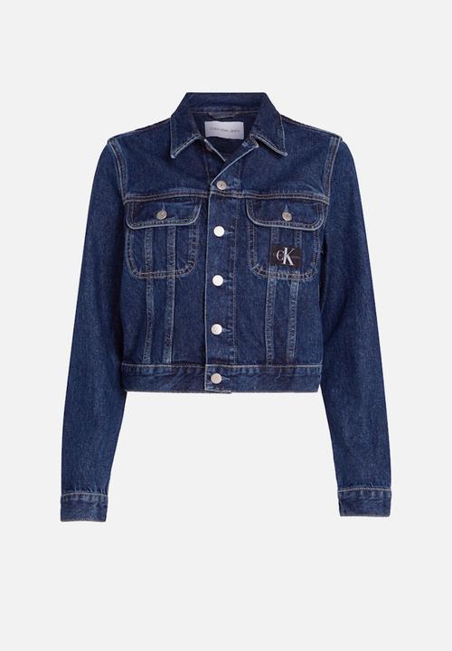 Calvin Klein - Cropped 90's denim jacket - denim medium