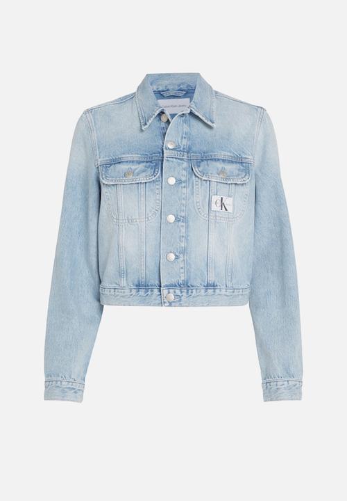 Calvin Klein - Cropped 90's denim jacket - denim light