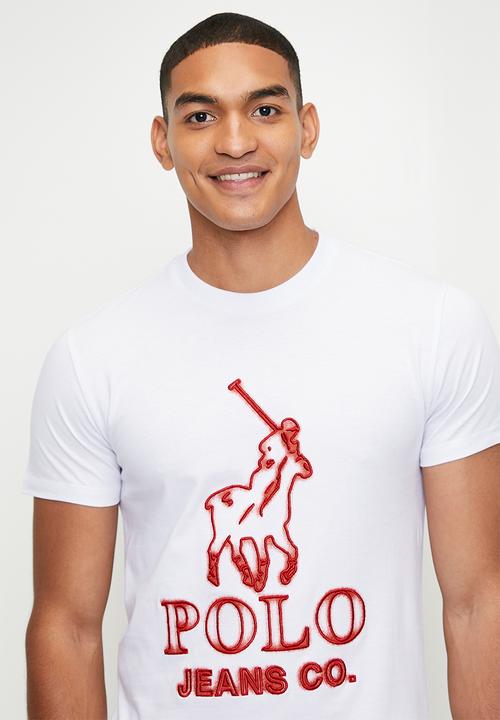 POLO - Cebo Pjc Glow Logo Short Sleeve Tee - White