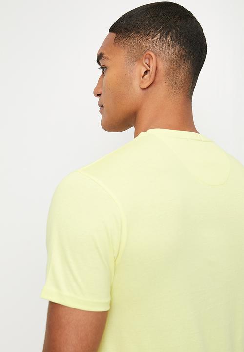 POLO - Mason Heritage Printed Ss Tee - Light Yellow