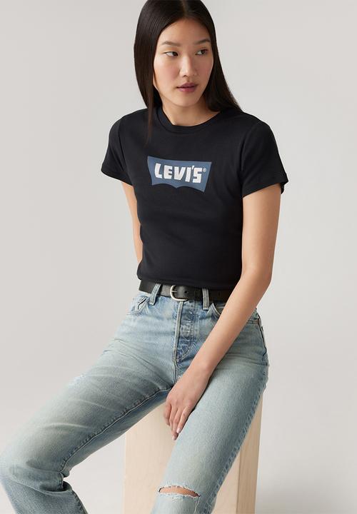 Levi’s® - Gr Essential Sporty Tee Ess Vintage Batwing B/Vi Caviar - black