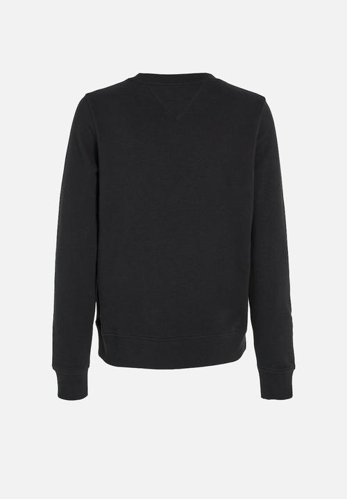 Tommy Hilfiger - Plus tjw reg linear crew ext - black