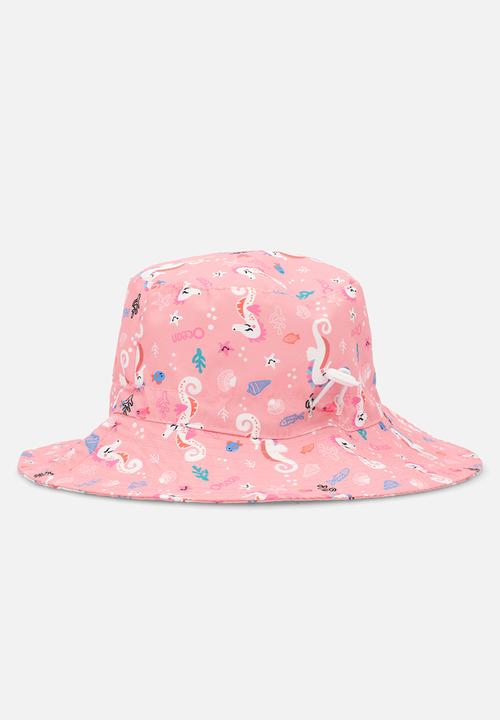 Pop Candy - Printed wide brim hat - pink
