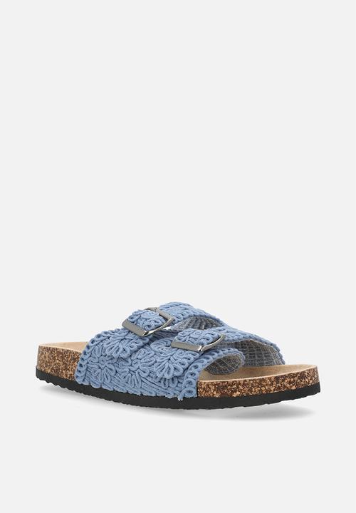Oxford Street - Double Strap Slide - Blue