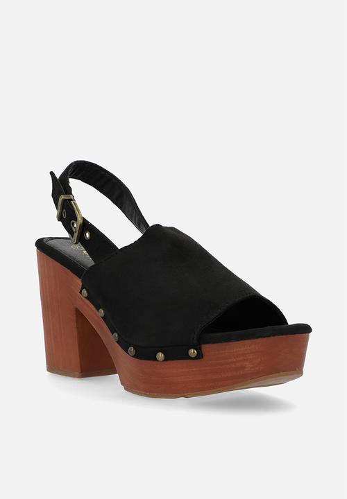 Oxford Street - Block Heel Slingback - Black