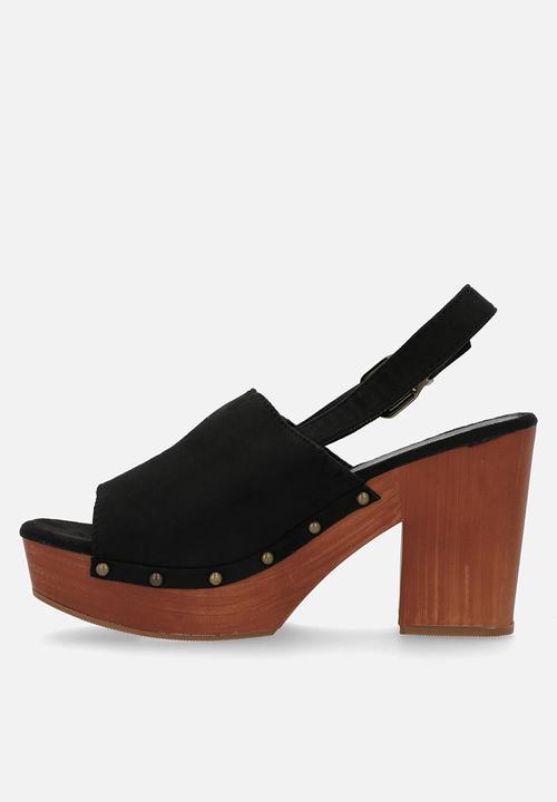 Oxford Street - Block Heel Slingback - Black