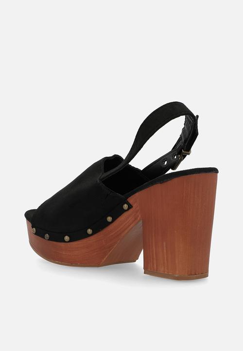 Oxford Street - Block Heel Slingback - Black