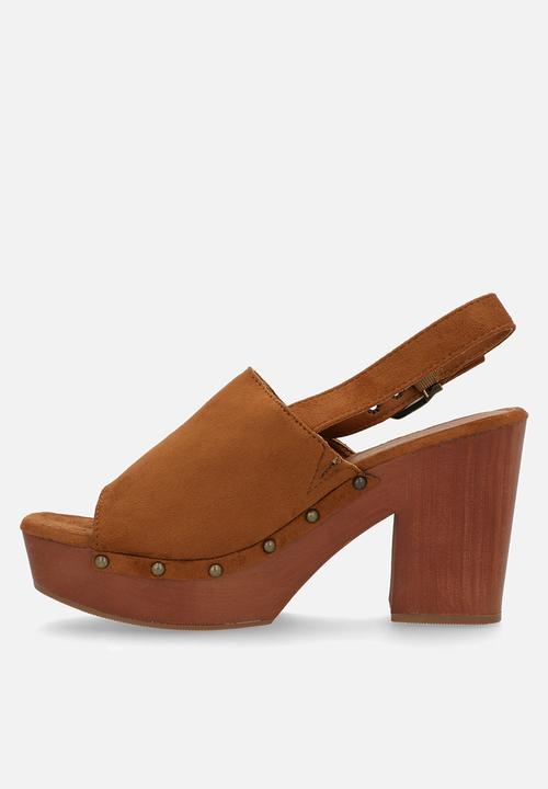 Oxford Street - Block Heel Slingback - Tan