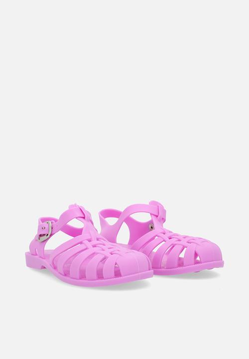 Pop Candy - Caged jelly sandals - purple