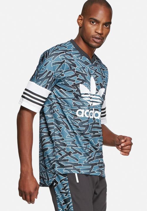 adidas Originals - Shatter stripe AOP jersey