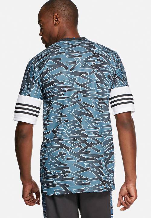adidas Originals - Shatter stripe AOP jersey