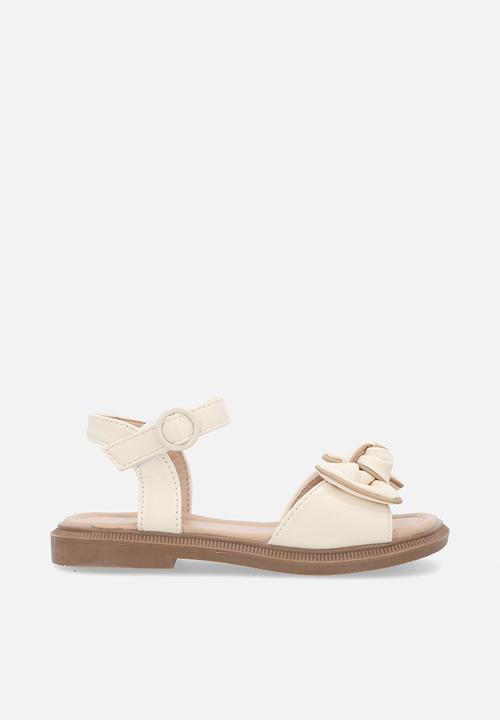 Pop Candy - Sandal with bow detail - beige