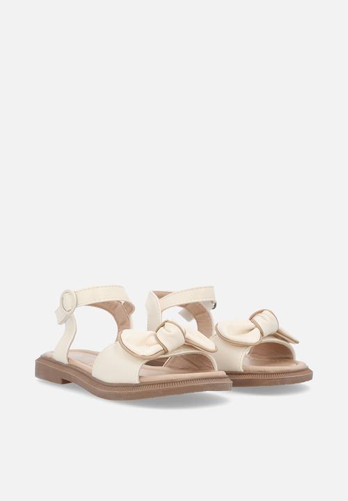 Pop Candy - Sandal with bow detail - beige