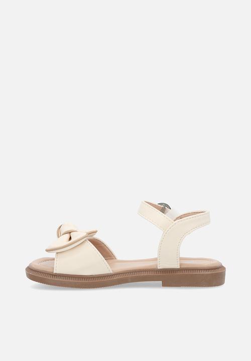 Pop Candy - Sandal with bow detail - beige