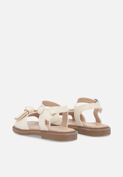 Pop Candy - Sandal with bow detail - beige