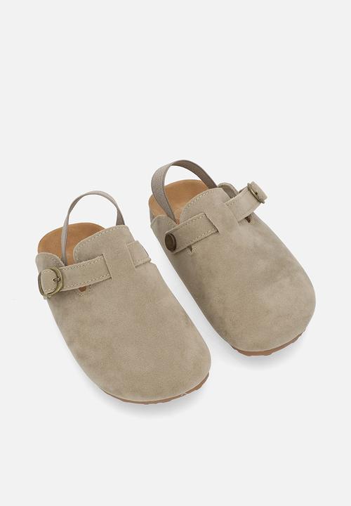 Pop Candy - Faux suede mule - grey