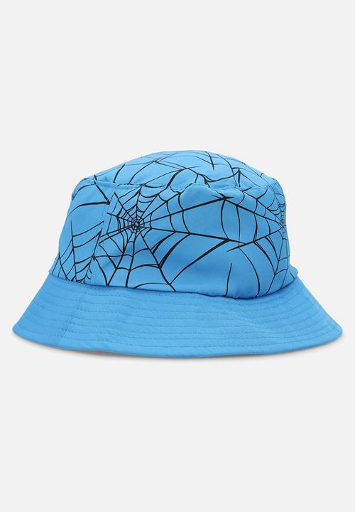 Pop Candy - Spiderman web bucket hat - blue