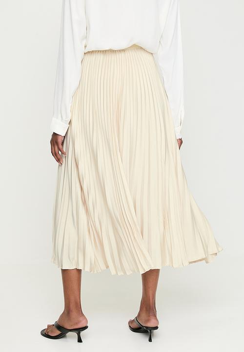 POLO - Wmn Victoria Pleated Skirt - Sand
