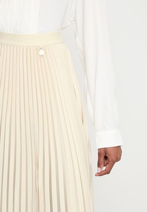 POLO - Wmn Victoria Pleated Skirt - Sand