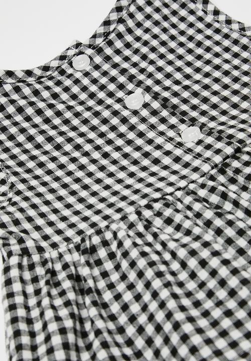 Pop Candy - Gingham top & short set - black & white