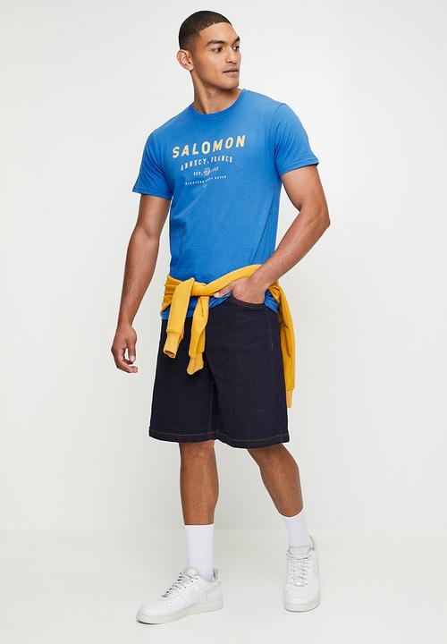 Salomon - Turn Up Short Sleeve Tee - Glowing Blue