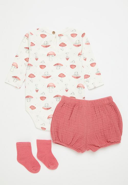 Pop Candy - Bodyvest, shorts & socks set - multi
