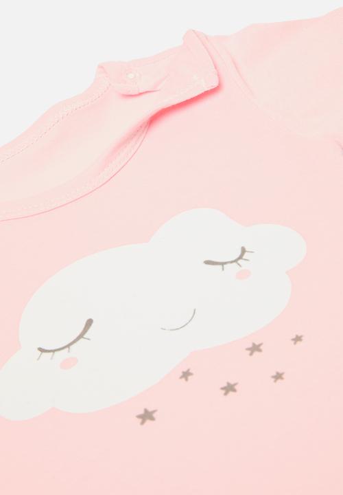 Pop Candy - Printed romper - light pink