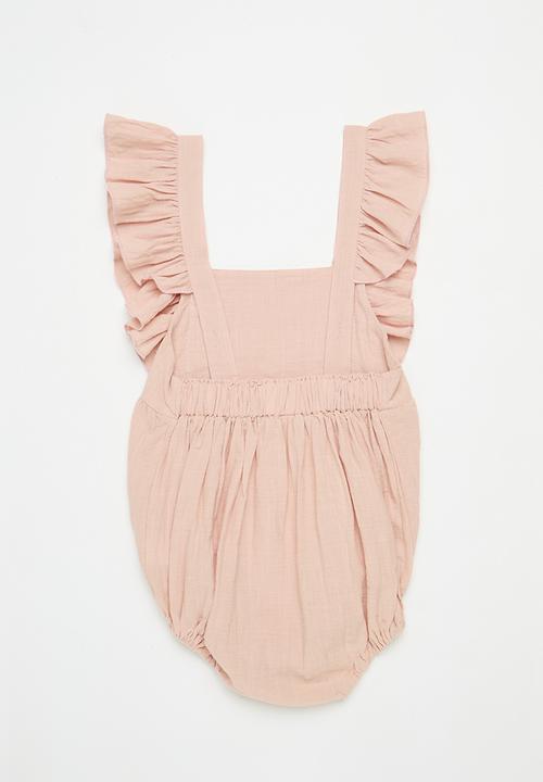 Pop Candy - Frilled romper - pink