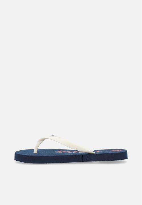 POLO - Polo flip flop - navy & red