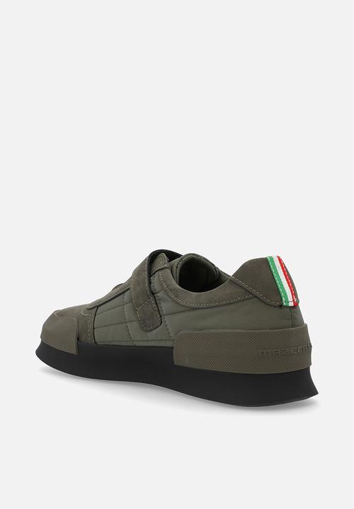 MAZERATA - Valentino 14 Faux Nubuck/Nylon - Olive