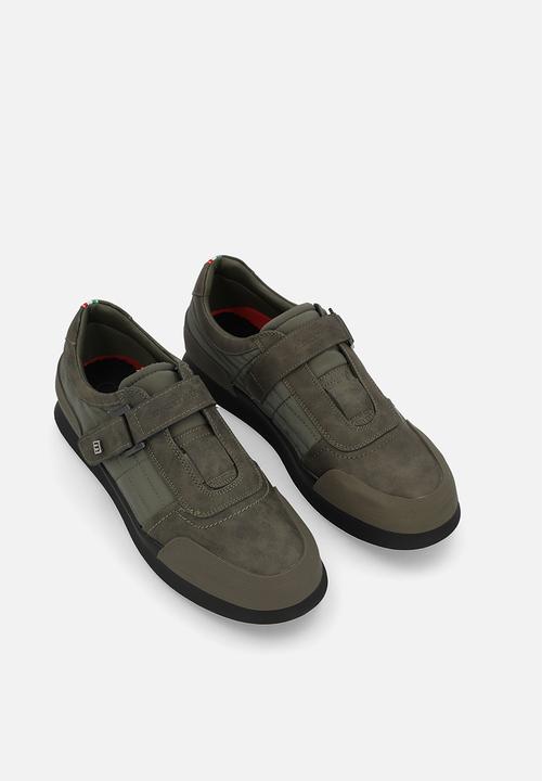 MAZERATA - Valentino 14 Faux Nubuck/Nylon - Olive