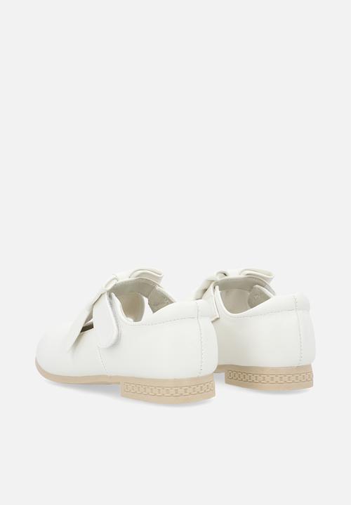 Pop Candy - Bow décor Mary Jane - white