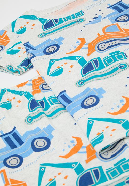 Pop Candy - Printed pj set-blue & white