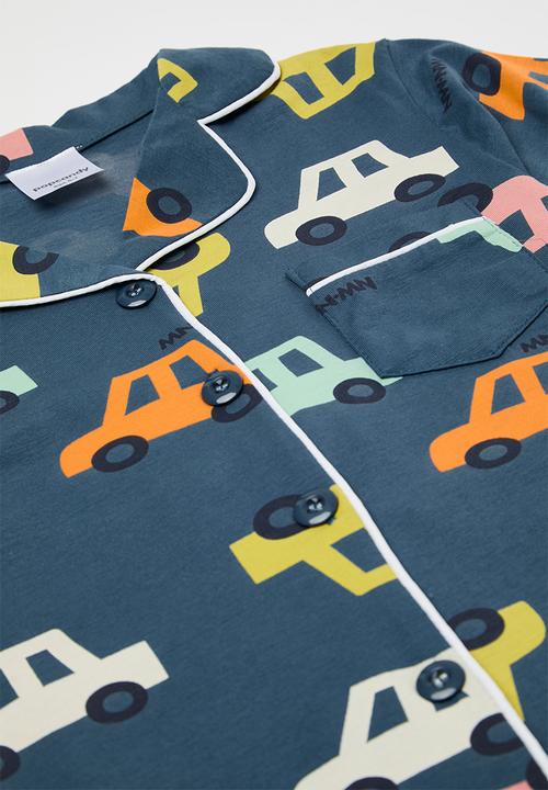Pop Candy - Shirt & short pj set - navy