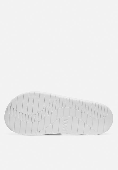 PUMA - Softride slide v - black/white