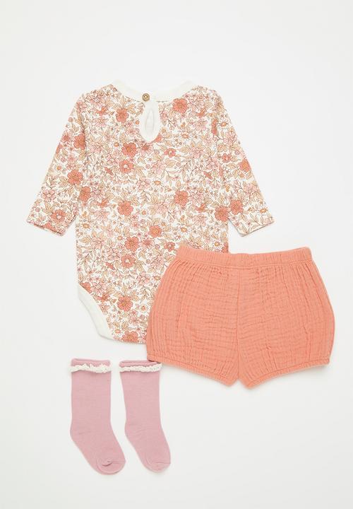 Pop Candy - Bodyvest, shorts & socks set - multi
