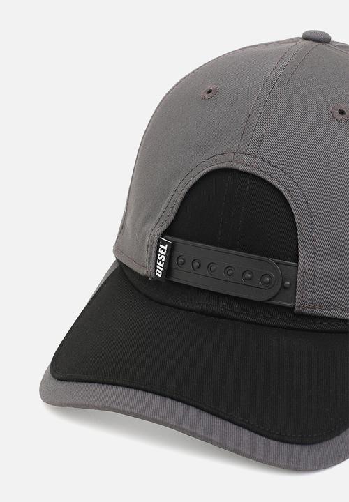 Diesel  - C-doubly hat - grey/black