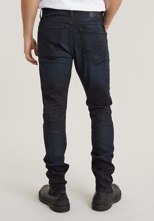G-STAR - 3301 Slim slander superstretch - dark aged