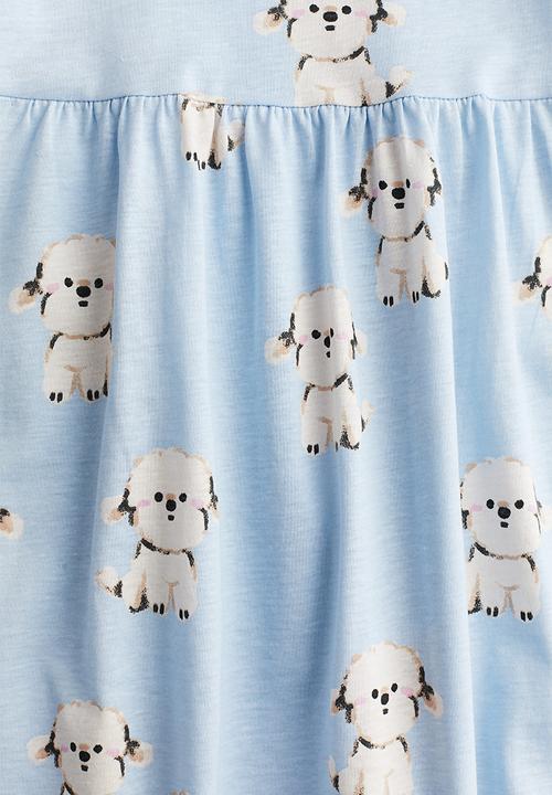 H&M - Patterned cotton dress - blue multi